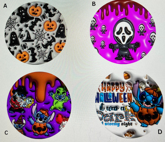 Halloween cutout for lids