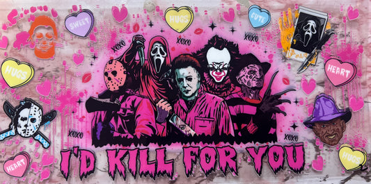 Villains horror “ I’d kill for you “ pink