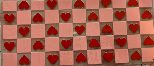 Checkers and hearts